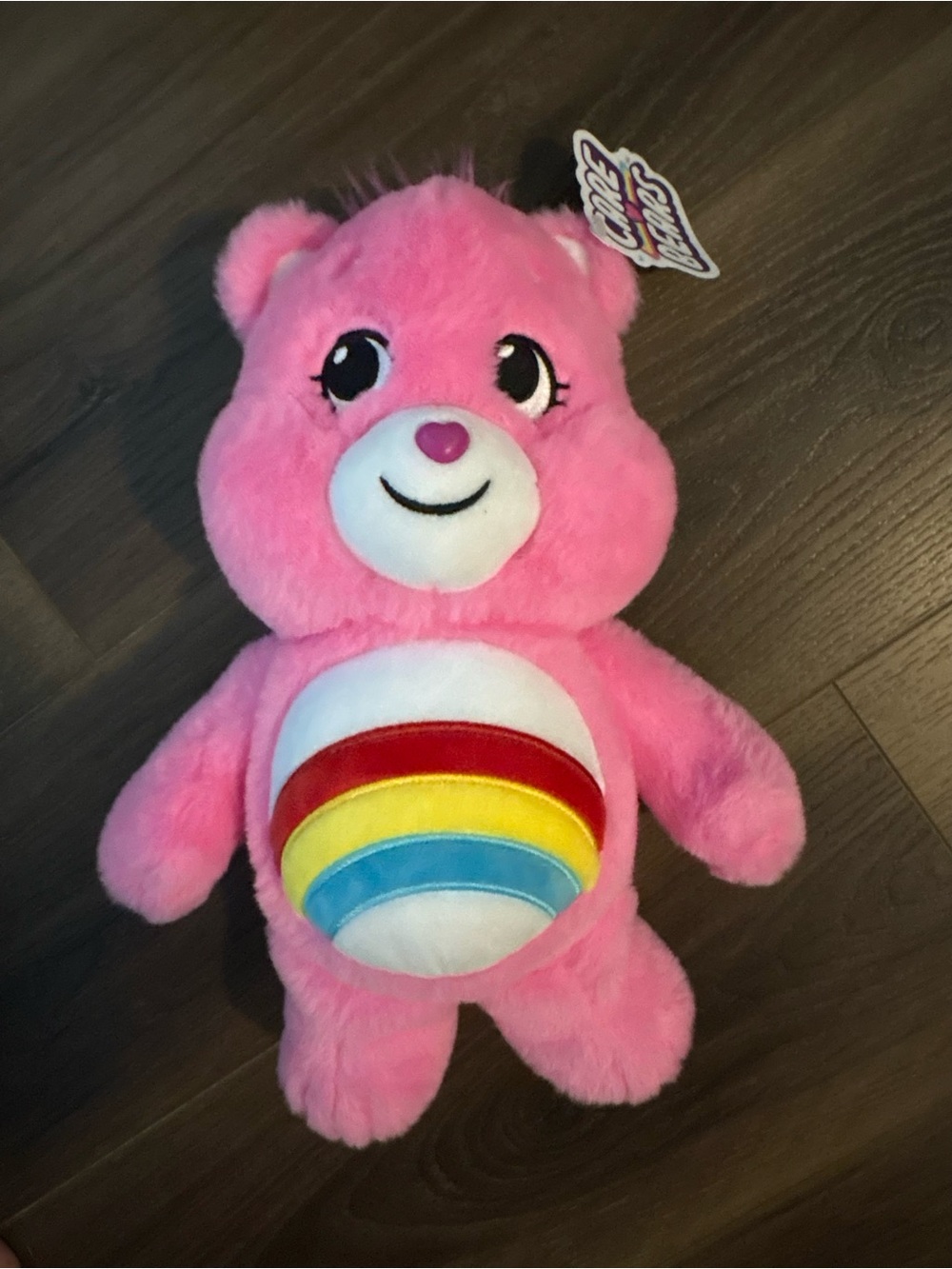Pink Rainbow Belly Plush Toy - Kids Toys